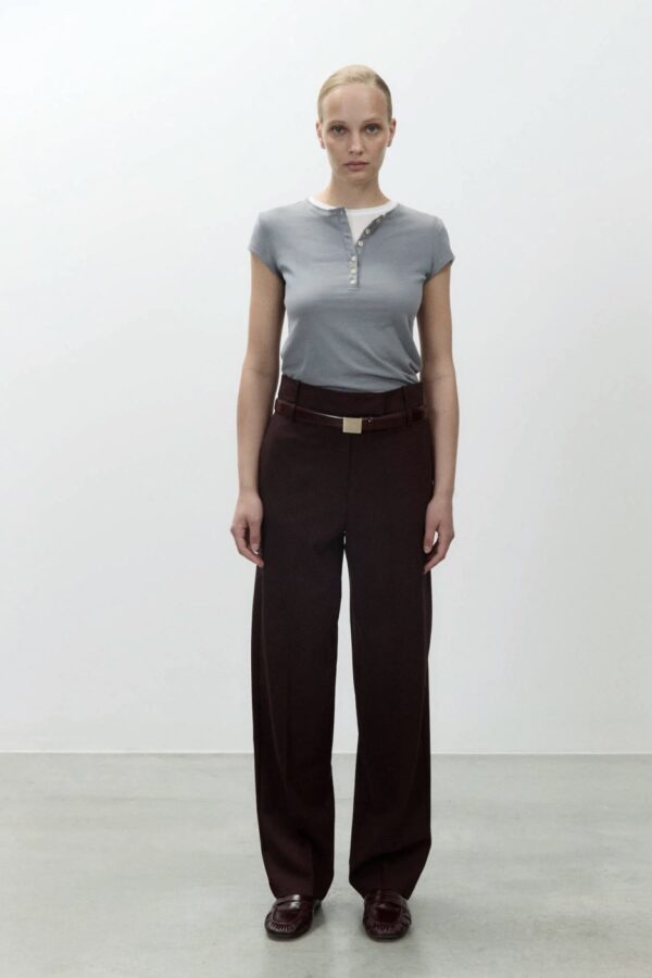 PANT.PALAZZO UVA
