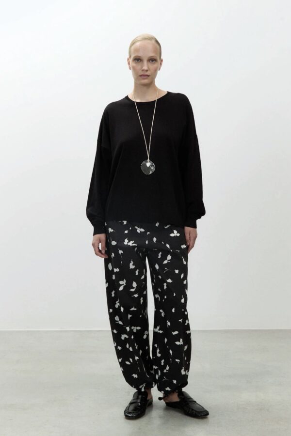 MAGLIA OVER NERO