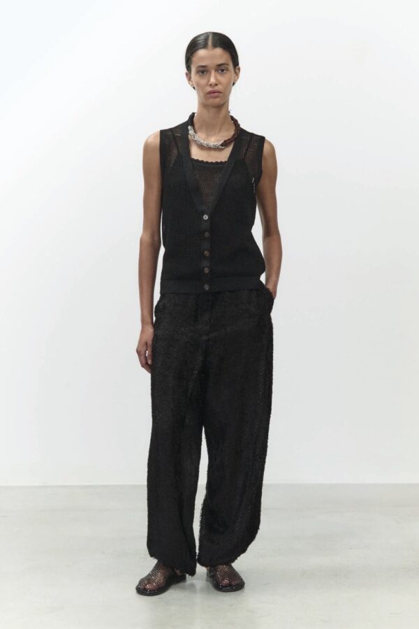 GILET C/BOTTONI NERO