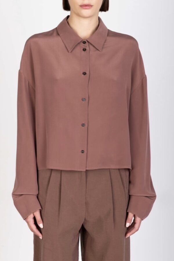 CAMICIA CROPP.BLUSH