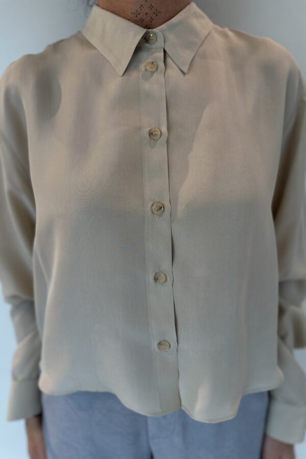 CAMICIA CORTA M/L GESSO