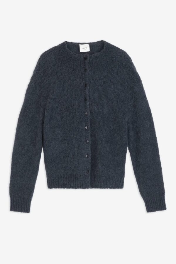 CARDIGAN SUPER MOHAIR NOTTE