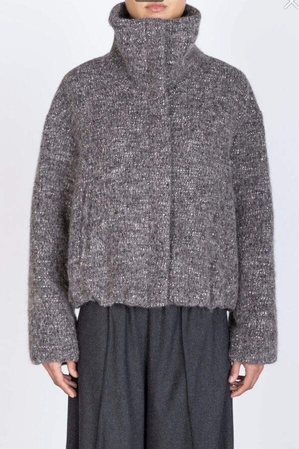 BOMBER COAT COLLO ALTO