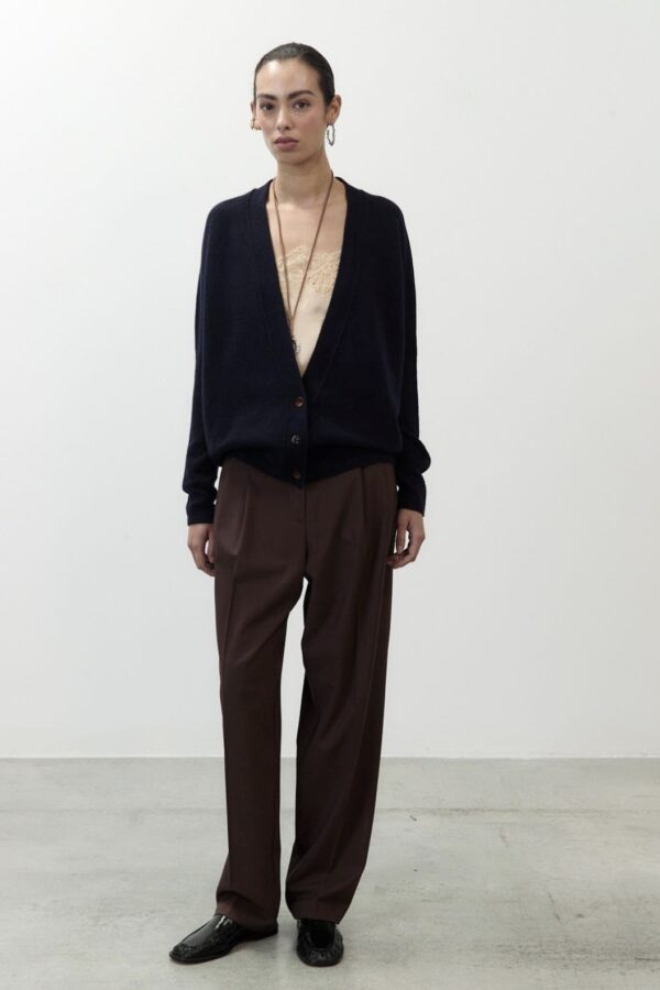 CARDIGAN CACHEMIRE NOTTE