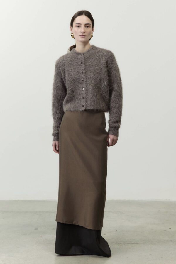 CARDIGAN BRUSHED ALPACA CROPP