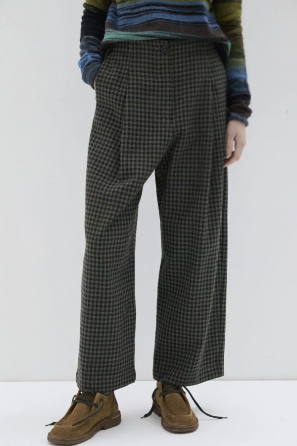 PANTS IN PIED DE POULE