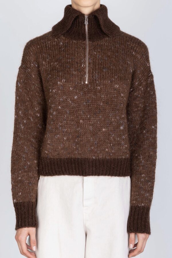 MAGLIA FANTASY WOOL C/ZIP